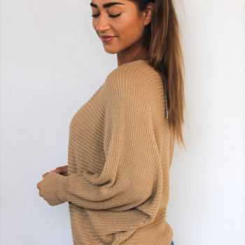 Ambika top beige zijkant