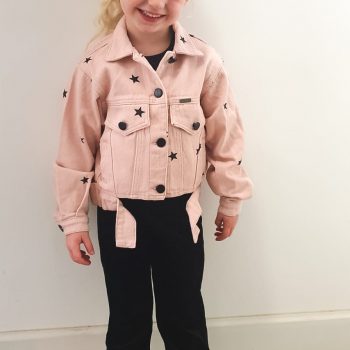 Ambika kids rib flair pants voorkant