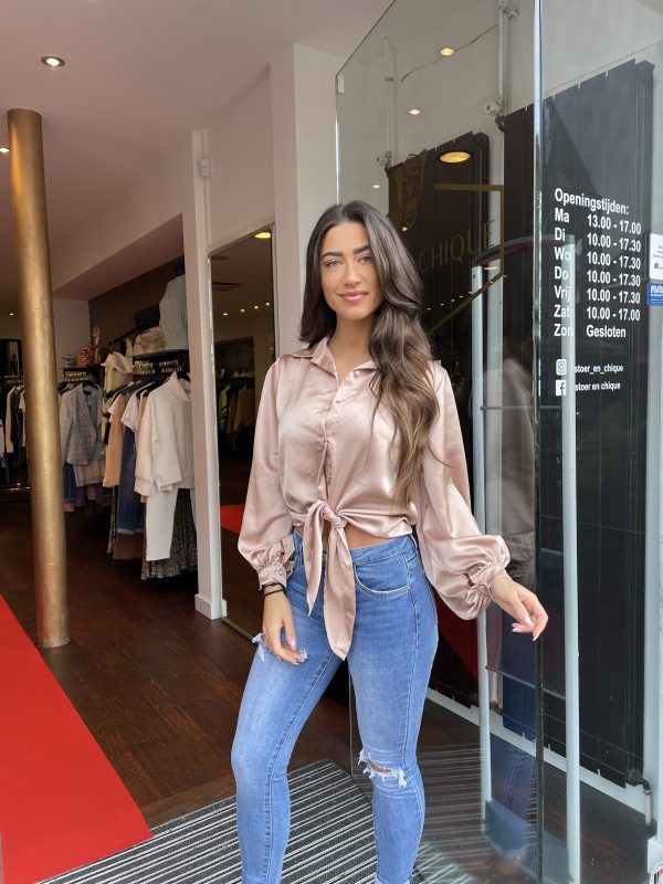 Ambika blouse champagne voorkant alternatief