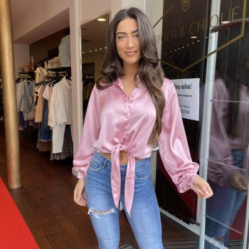 Ambika blouse roze voorkant 2 Loesje Ambika blouse roze voorkant 2 Loesje