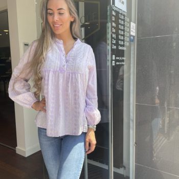 Ambika blouse Violetta zijkant